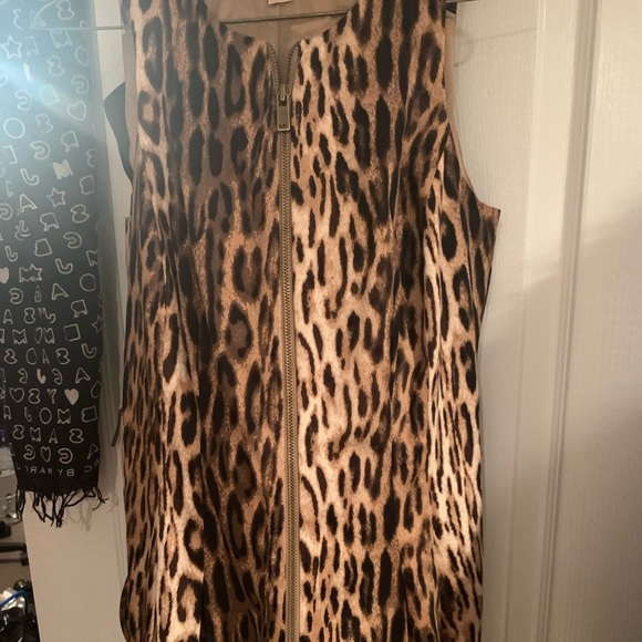 Michael Kors zip up leopard dress - Picture 2 of 7